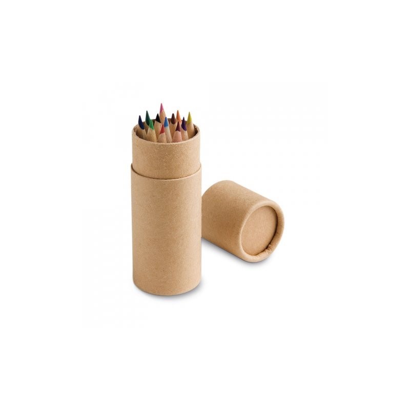 CILINDRO. Caixa com 12 lápis de cor-Infantil-estoesunregalo