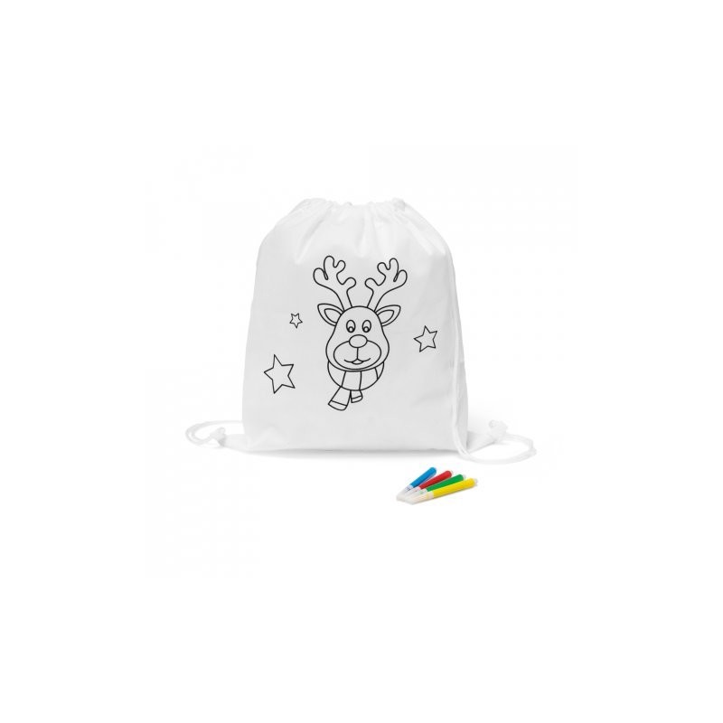 GLENCOE. Bolsa para colorir-Natal-estoesunregalo
