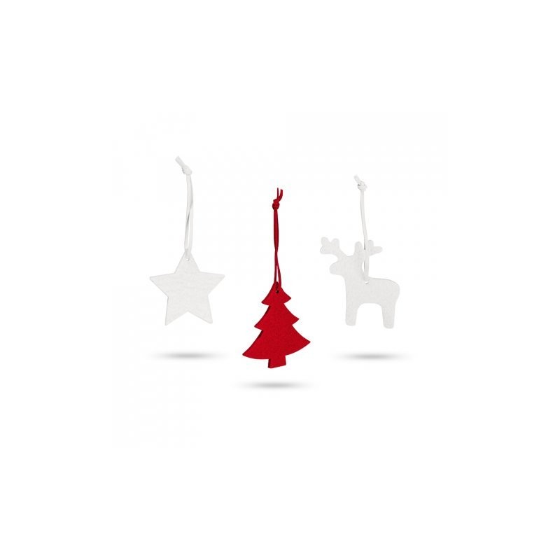 ZURS. Lote de 3 enfeites de natal-Natal-estoesunregalo
